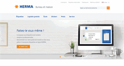 Desktop Screenshot of herma.fr